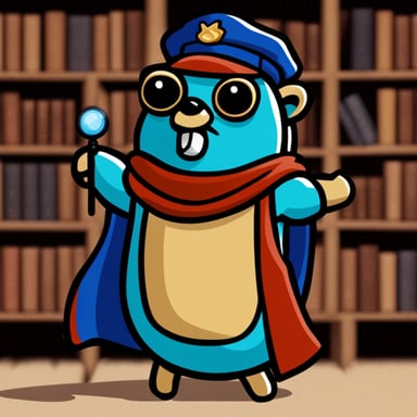 Go Blue Gopher as Legendary Wise Gopher