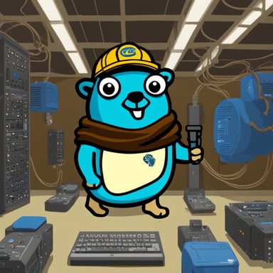 Go Blue Gopher on an HPC center