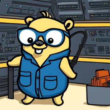 Go Blue Gopher on an HPC center