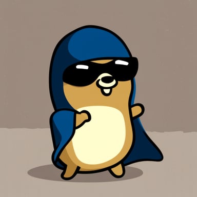 Go Blue Gopher as a ninja gopher.