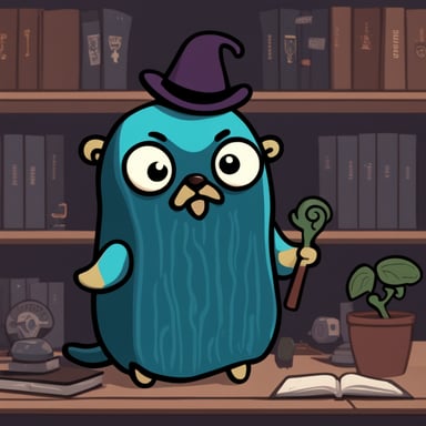 Go blue gopher as Cthulhu.