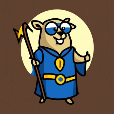 Go Blue Gopher as a goat.