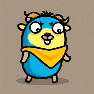Go Blue Gopher as goat