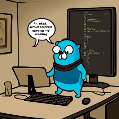 I have a CLI tool called gosos to monitor services. I need Go Blue Gopher to remember something like monitoring.