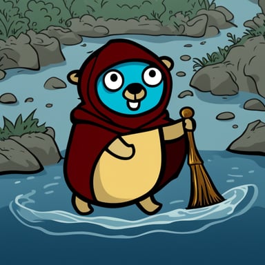 Go Blue Gopher as Percy Jackson