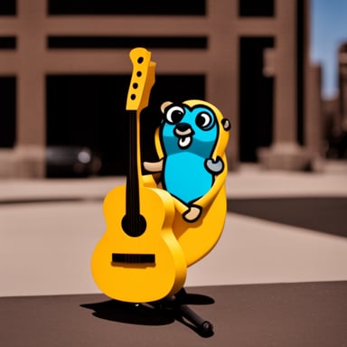 Go Blue Gopher as Apollo