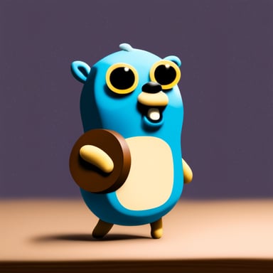 Go Blue Gopher as Apollo
