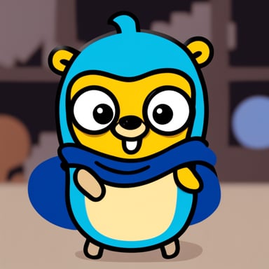 Go Blue Gopher as Apollo