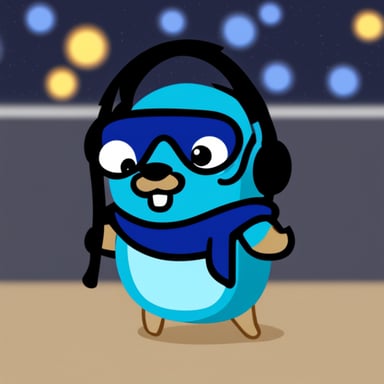 Go Blue Gopher as Apollo