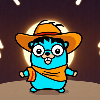 Go Blue Gopher as Goku