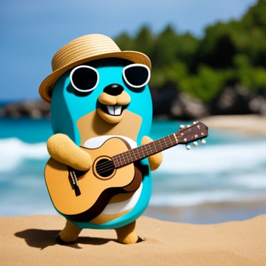 Go Blue Gopher as a DevOps engineer who enjoys good food, life (particularly vacationing on the beach), and culture.