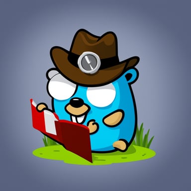 Go Blue Gopher is a happy gopher that creates backups of GitHub repositories.