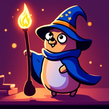 Go Blue Gopher as the wizard.
