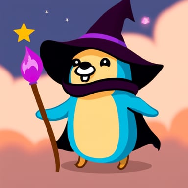 Go Blue Gopher as the wizard.