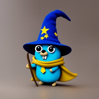 Go Blue Gopher as the wizard.