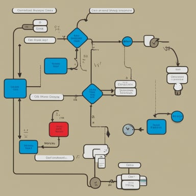 Go Blue Gopher navigating through a control flow diagram.