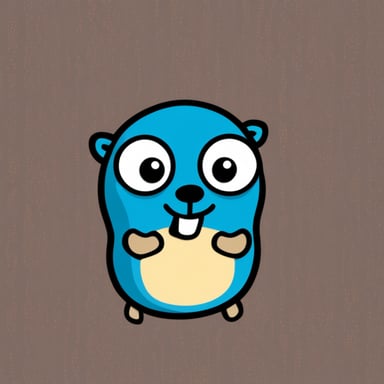 Go Blue Gopher as the NixOS logo