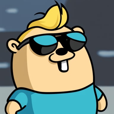 Go Blue Gopher as Johnny Bravo