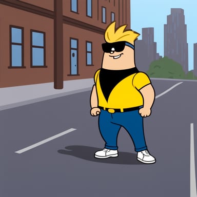 Go Blue Gopher as Johnny Bravo