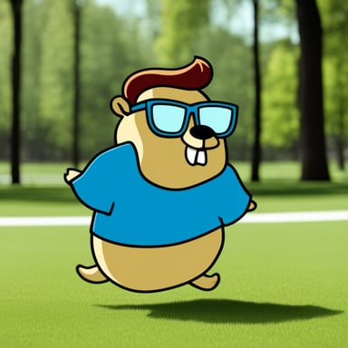 Go Blue Gopher has the ego like Johnny Bravo.