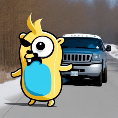 Go Blue Gopher has the ego like Johnny Bravo.