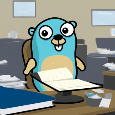 Go Blue Gopher is overwhelmed by the stress of managing his applications.