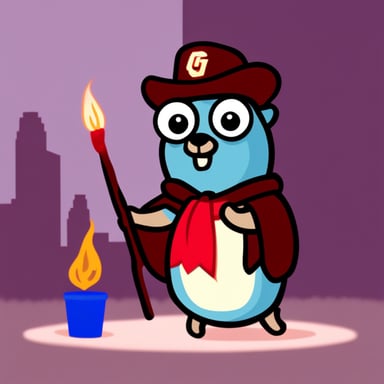 Go Blue Gopher mascot