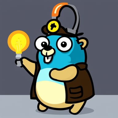 Go Blue Gopher as the nuclear gopher mascot.