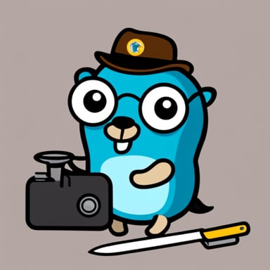 Go blue gopher is cool and modern.