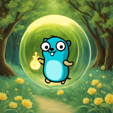 Go blue gopher through the looking glass.