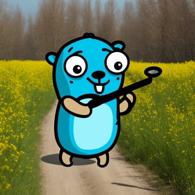 Go Blue Gopher in Ukraine