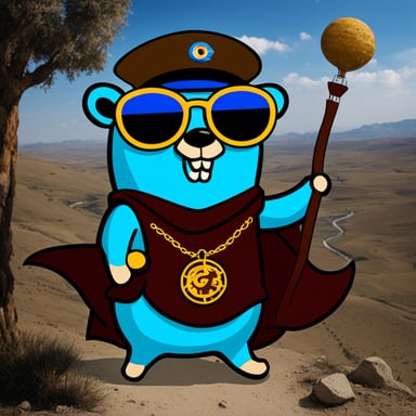 Go Blue Gopher in Azerbaijan