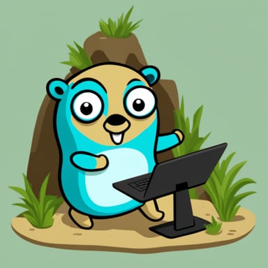 Happy Go Blue Gopher is a programmer.