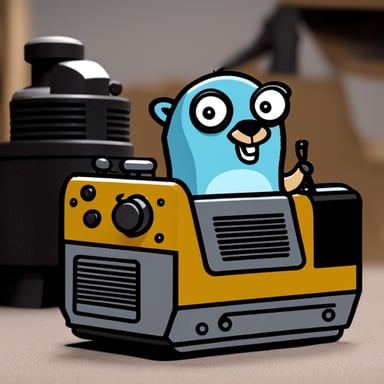Go Blue Gopher using a generator