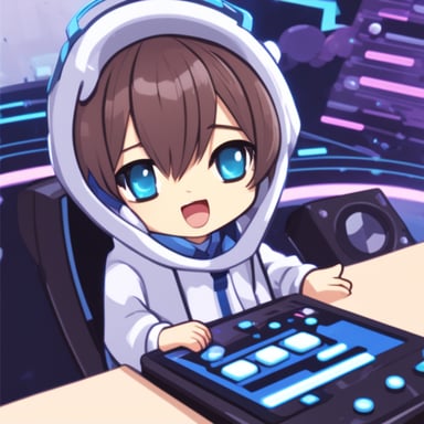 Go Blue Gopher playing Sound Voltex