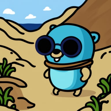 Go Blue Gopher as Dune Gopher