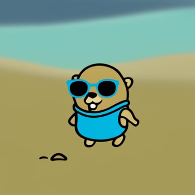 Go Blue Gopher as Dune Gopher