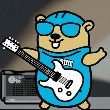 Go Blue Gopher loves heavy metal music.