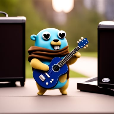 Go Blue Gopher loves heavy metal music.