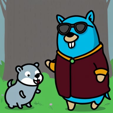 Go Blue Gopher as the wolf.