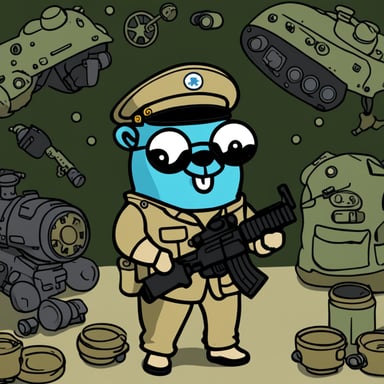 Go Blue Gopher military
