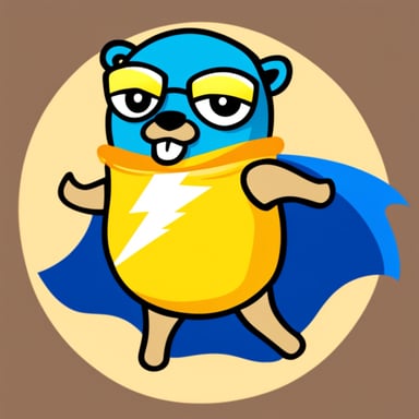 Go Blue Gopher as Flash Superhero