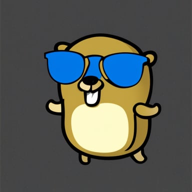 Go Blue Gopher sunglasses