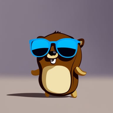 Go Blue Gopher sunglasses