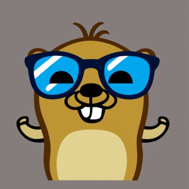Go Blue Gopher sunglasses