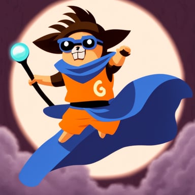 Go Blue Gopher as Goku