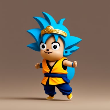 Go Blue Gopher as Goku