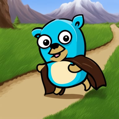 I want to generate Go Blue Gopher for my latest mediation reverse proxy.