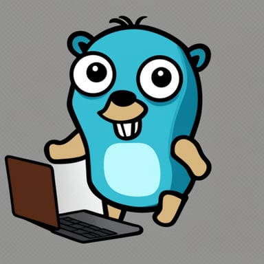 The Go Blue Gopher as a unique DNS service.
