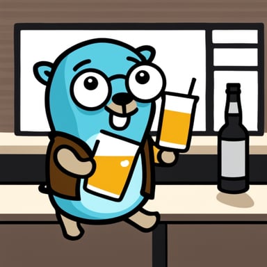 Go Blue Gopher drinks liquor.